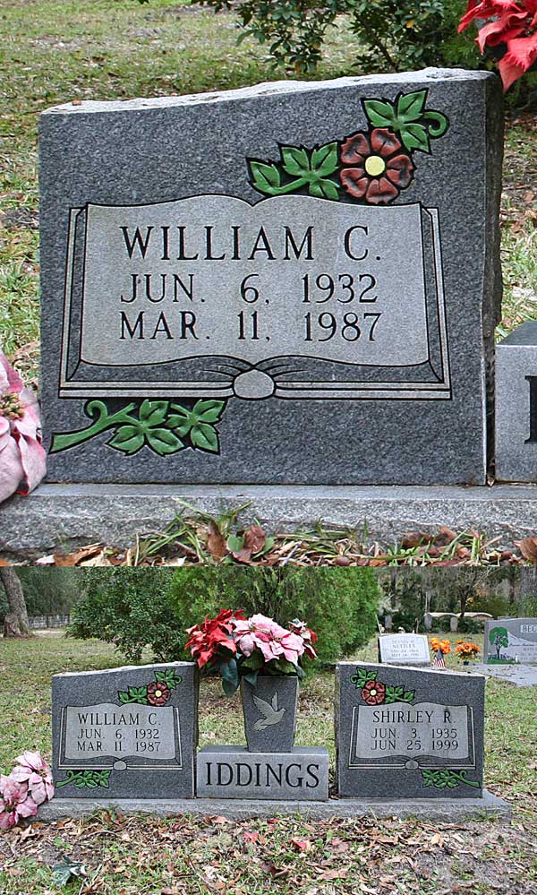 William C. Iddings Gravestone Photo