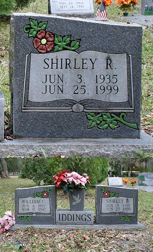 Shirley R. Iddings Gravestone Photo