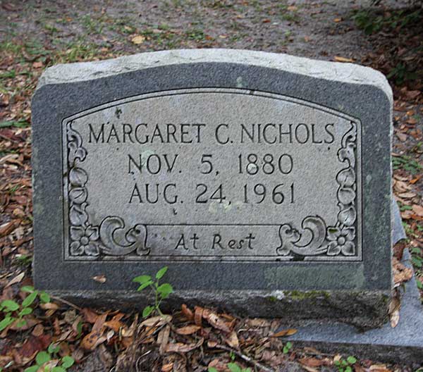 Margaret C. Nichols Gravestone Photo