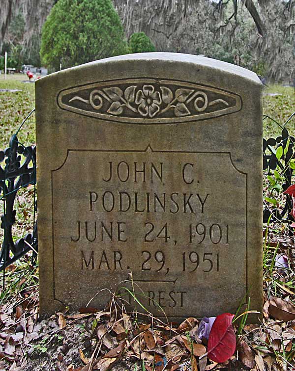 John C. Podlinsky Gravestone Photo