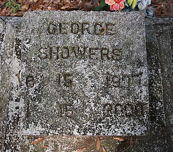 GEORGE SHOWERS Gravestone Photo