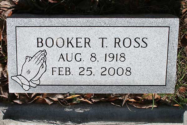 Booker T. Ross Gravestone Photo