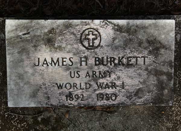 James H. Burkett Gravestone Photo