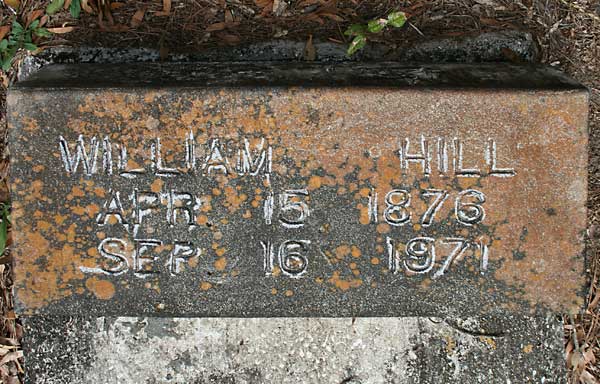 WILLIAM HILL Gravestone Photo