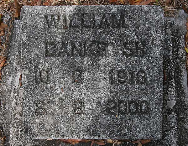 WILLIAM BANKS Gravestone Photo