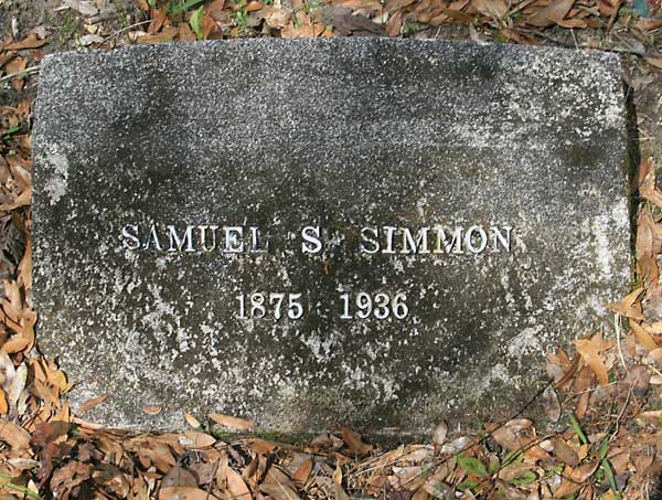 SAMUEL S. SIMMONS Gravestone Photo