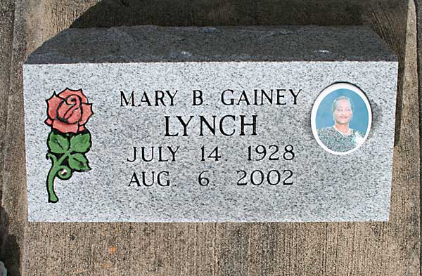 MARY B. GAINEY LYNCH Gravestone Photo