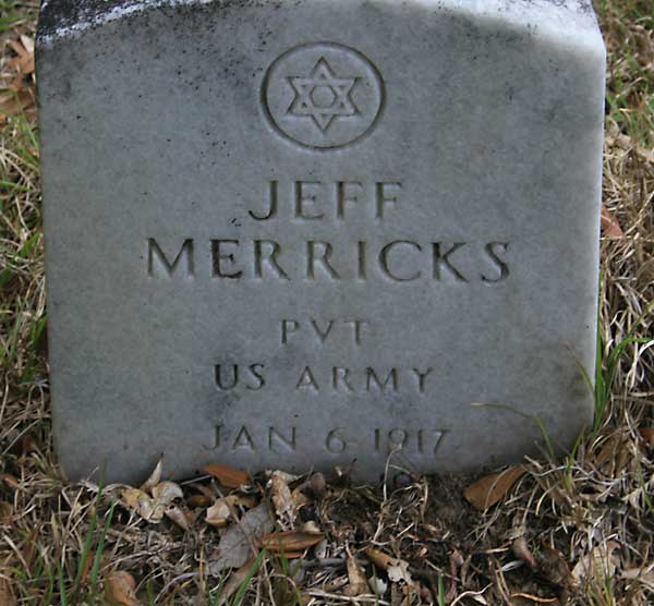 JEFF MERRICKS Gravestone Photo