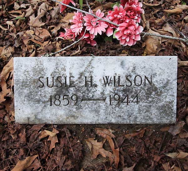 SUSIE H. WILSON Gravestone Photo