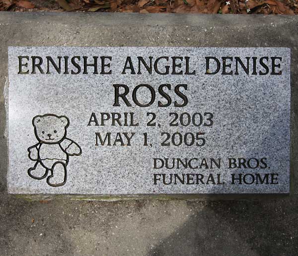 ERNISHE ANGEL ROSS Gravestone Photo