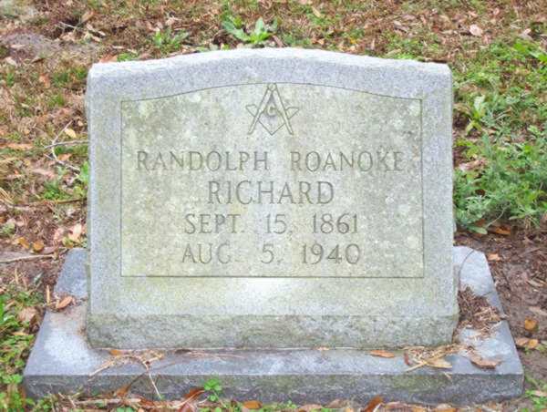 Randolph Roanoke Richard Gravestone Photo
