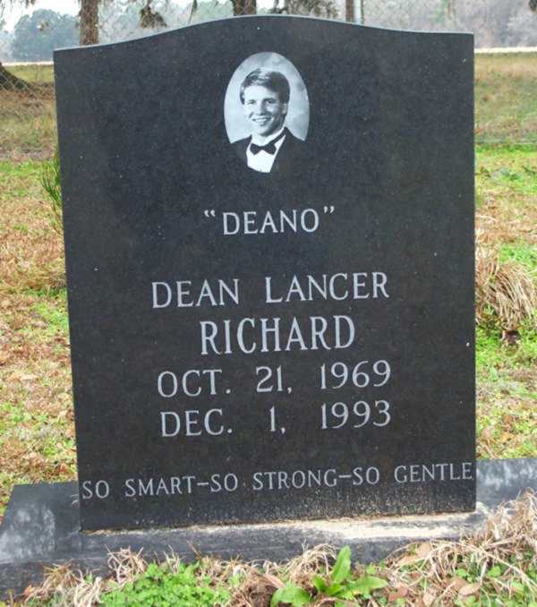 Dean Langer (Deano) Richard Gravestone Photo