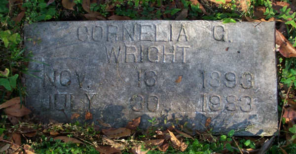 Cornelia C. Wright Gravestone Photo