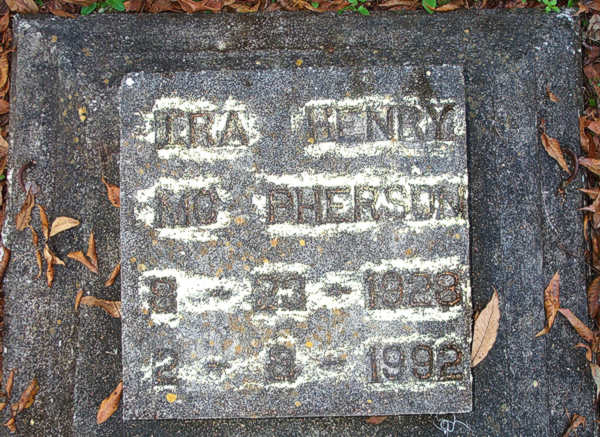 Ira Henry McPherson Gravestone Photo