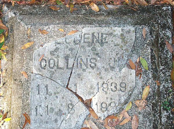 Eugene Collins Gravestone Photo