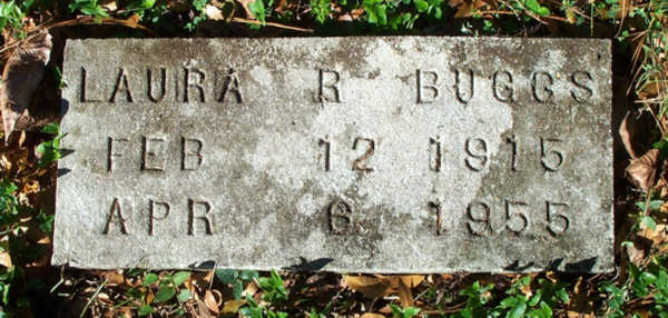 Laura R. Buggs Gravestone Photo