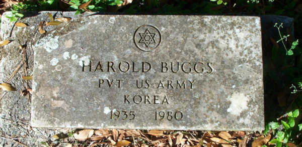 Harold Buggs Gravestone Photo