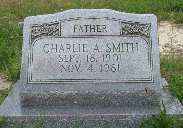 Charlie A. Smith Gravestone Photo