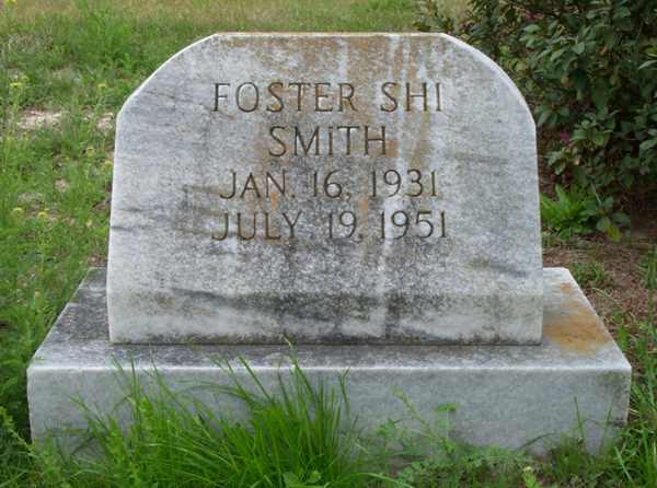 Foster Shi Smith Gravestone Photo