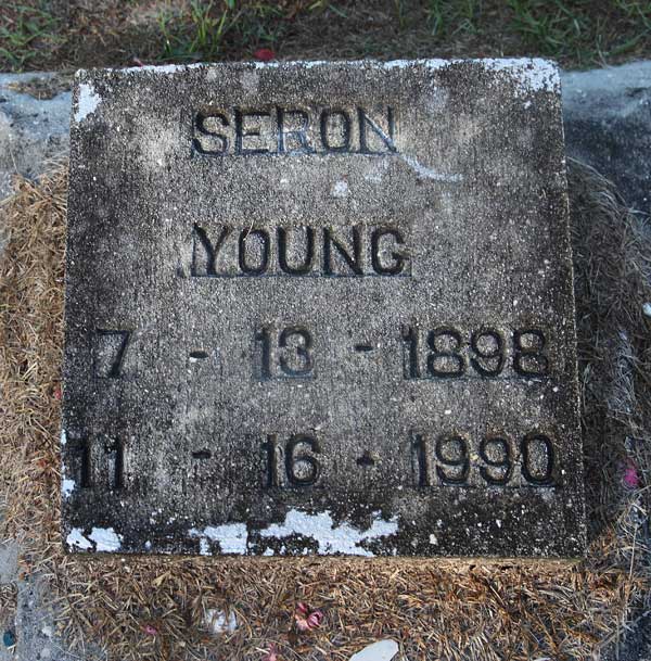 Seron Young Gravestone Photo