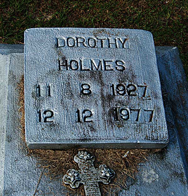 Dorothy Holmes Gravestone Photo