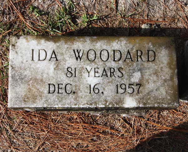 Ida Woodard Gravestone Photo