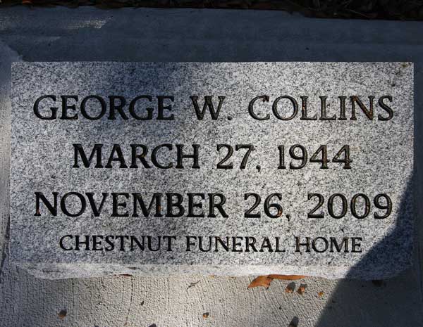 George W. Collins Gravestone Photo