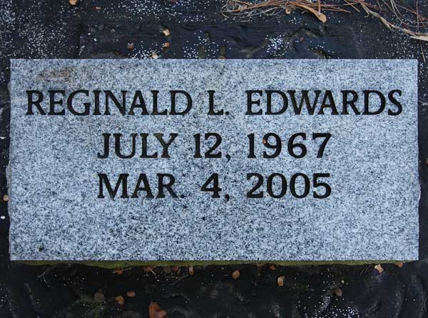 Reginald L. Edwards Gravestone Photo