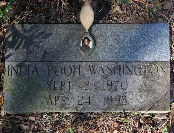 India Pooh Washington Gravestone Photo