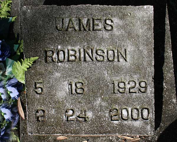 James Robinson Gravestone Photo