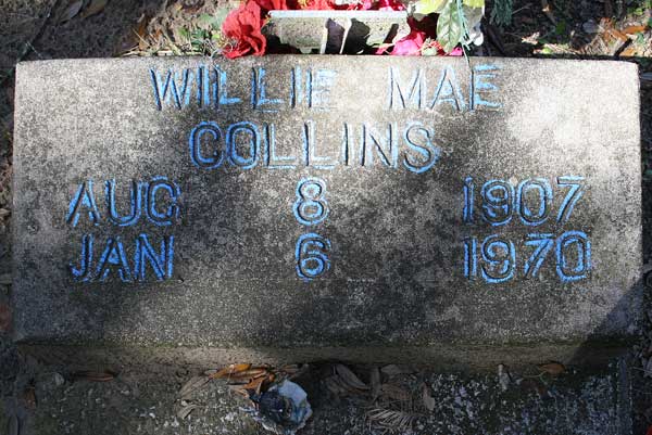 Willie Mae Collins Gravestone Photo