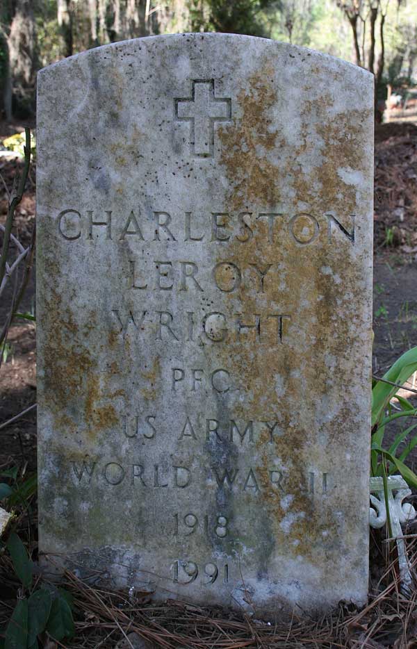 Charleston Leroy Wright Gravestone Photo