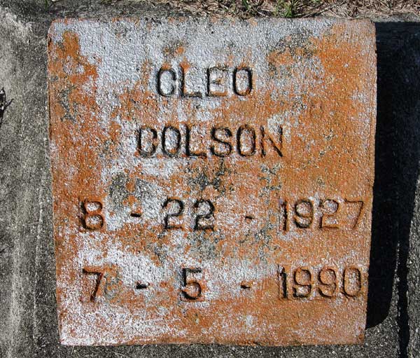 Cleo Colson Gravestone Photo