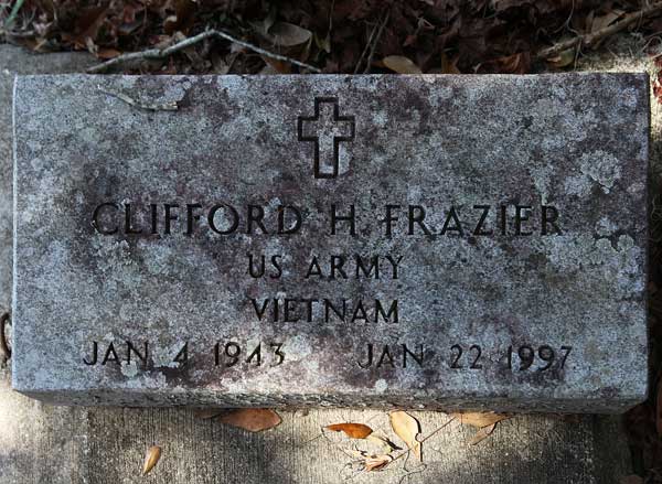 Clifford H. Frazier Gravestone Photo