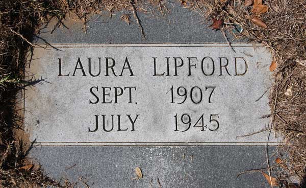 Laura Lipford Gravestone Photo