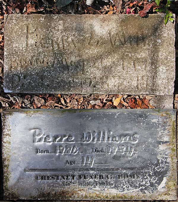 Pierre L. Williams Gravestone Photo