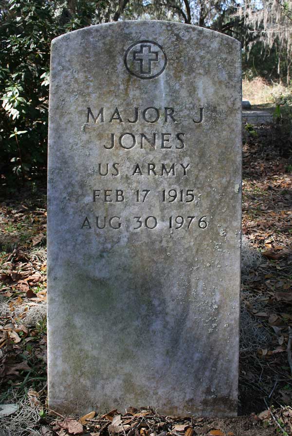 Major J. Jones Gravestone Photo