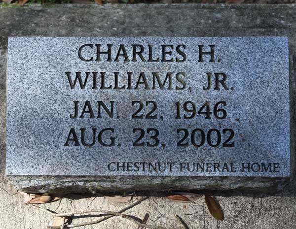 Charles H. Williams Gravestone Photo