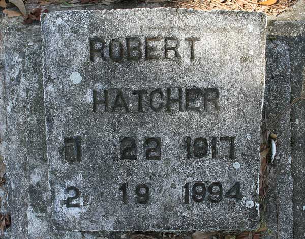 Robert Hatcher Gravestone Photo