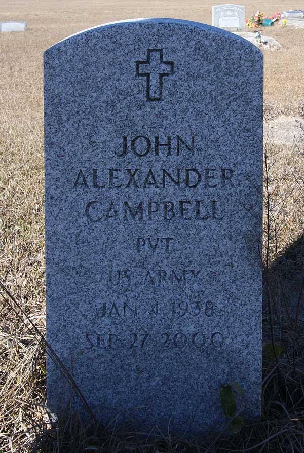 John Alexander Campbell Gravestone Photo