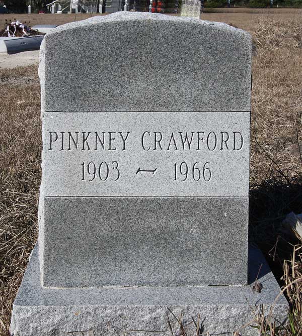 Pinkney Crawford Gravestone Photo
