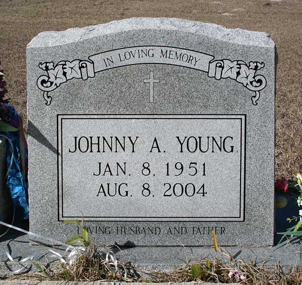 Johnny A. Young Gravestone Photo