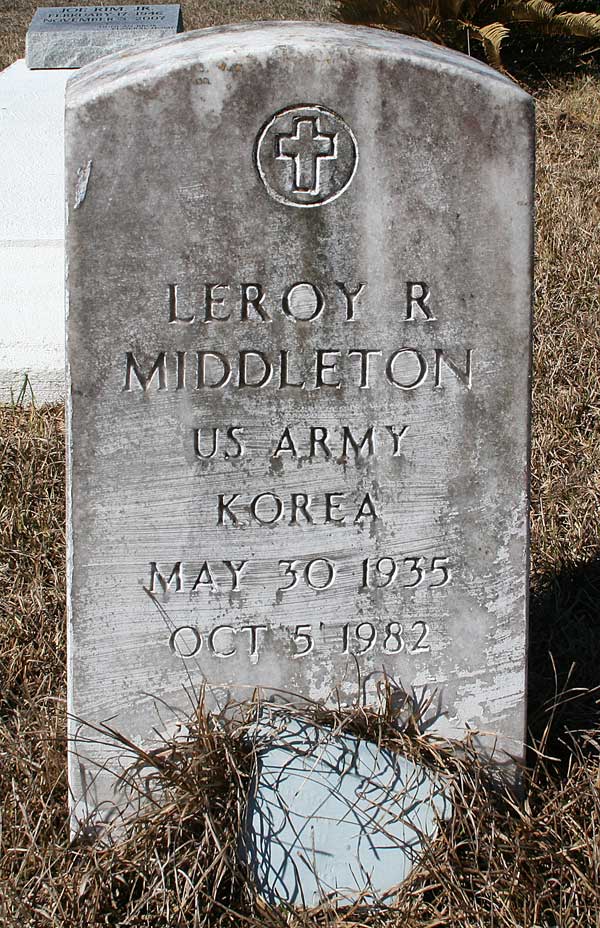 Leroy R. Middleton Gravestone Photo