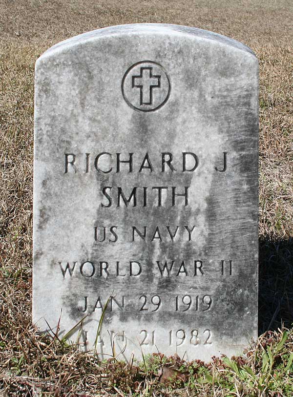 Richard J, Smith Gravestone Photo