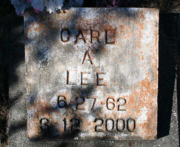 Carl A. Lee Gravestone Photo