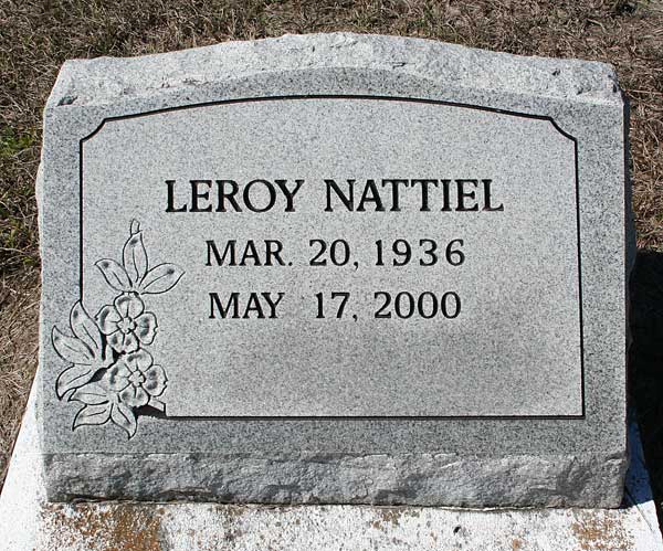 Leroy Nattiel Gravestone Photo