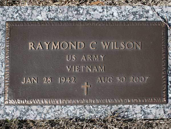 Raymond C. Wilson Gravestone Photo