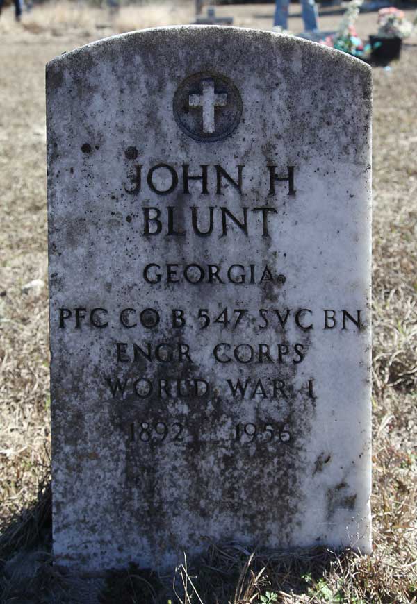 John H. Blunt Gravestone Photo