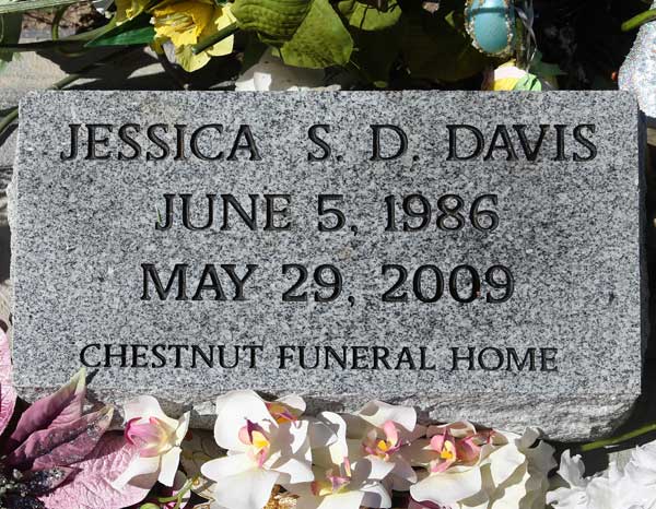 Jessica S.D. Davis Gravestone Photo