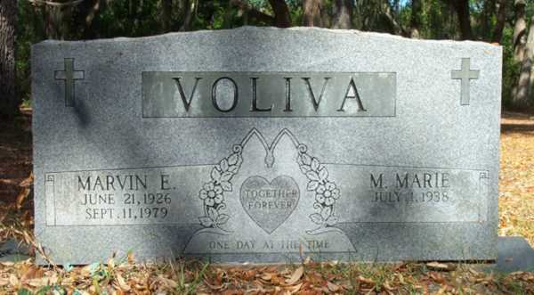 Marvin E. & M.Marie Voliva Gravestone Photo